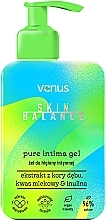 Intimate Wash Gel with Oak Bark Extract, Lactic Acid & Inulin - Venus Skin Balance Pure Intima Gel — photo N1