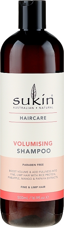 Hair Volume Shampoo - Sukin Volumising Shampoo — photo N1