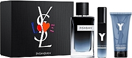 Fragrances, Perfumes, Cosmetics Yves Saint Laurent Y Gift Set - Set (edp/100ml + edp/10ml+ash/balm/50ml) 