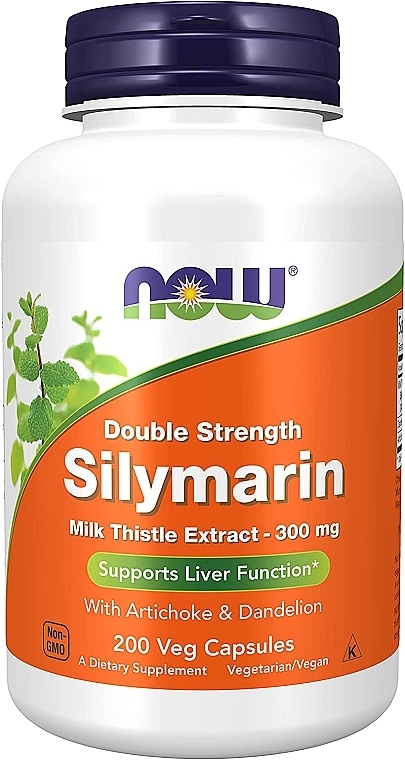 Silymarin Milk Thistle Extract - Now Foods Double Strength Silymarin Milk Thistle Extract — photo N4