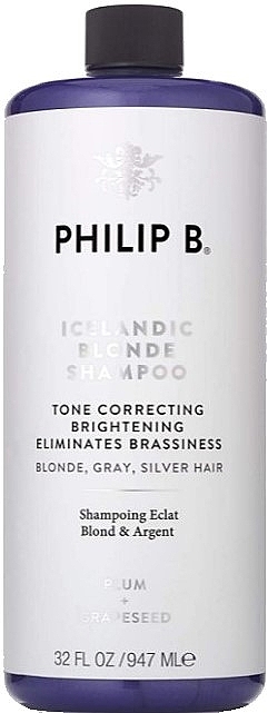 Brightening Shampoo - Philip B Icelandic Blonde Shampoo — photo N2