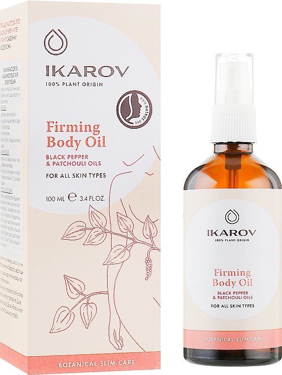 Firming Black Pepper & Patchouli Body Oil - Ikarov — photo N1