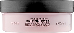 Body Oil - The Body Shop British Rose Instant Glow Body Butter — photo N2