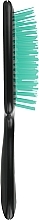 Hair Brush, black with turquoise teeth - Kodi Professional Soft Touch Hairbrush — photo N3