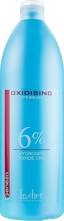 Oxidizing Emulsion 6% - Lecher Professional Geneza Hydrogen Peroxide Cream — photo N3