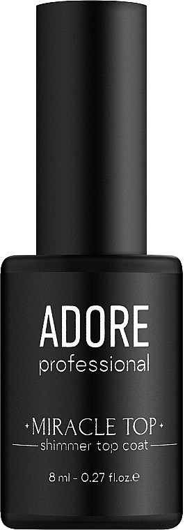 Glitter Top Coat - Adore Professional Miracle Top — photo N1