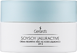 Fragrances, Perfumes, Cosmetics Nourishing & Regenerating Face Cream with Hyaluronic Acid - Gerard's Cosmetics Soysoy Jaluractive Cream Spf8
