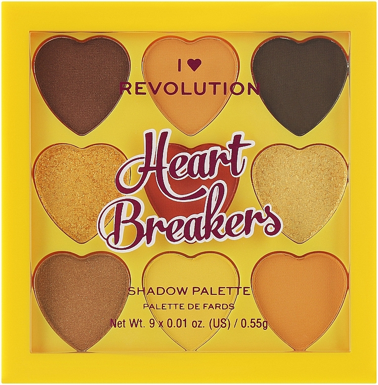 Eyeshadow Palette - I Heart Revolution Heart Breakers Eyeshadow Palette  — photo N2