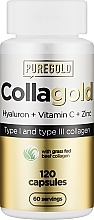 Collagen + Hyaluronic Acid, Vitamin C and Zinc, capsules - PureGold CollaGold Beef & Fish Collagen — photo N1