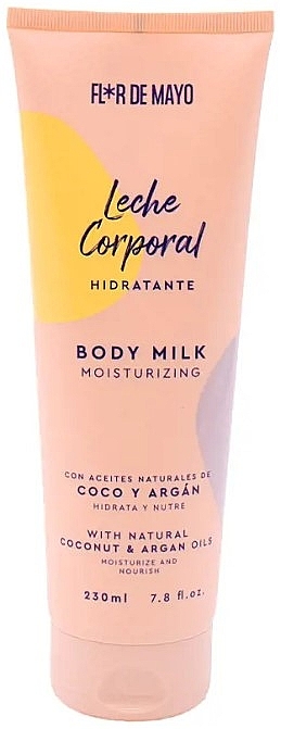 Coconut & Argan Body Lotion - Flor De Mayo Coconut and Argan Moisturizing Body Milk — photo N2