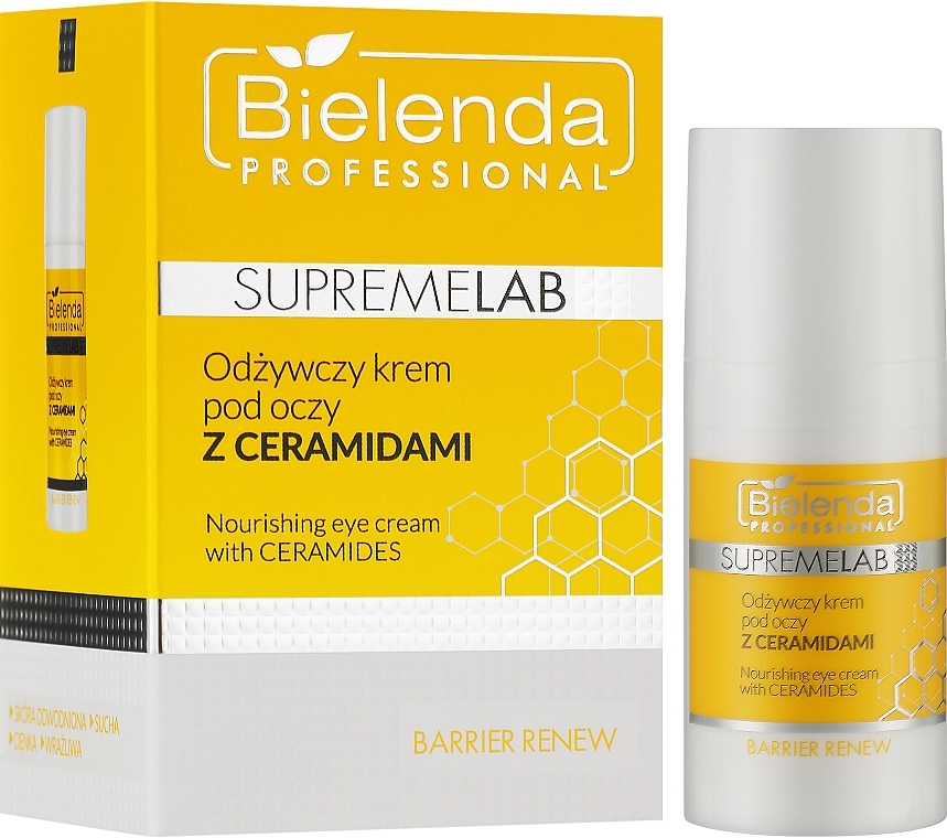Nourishing Eye Cream with Ceramides - Bielenda Professional SupremeLab Barrier Renew Nourishing Eye Cream With Ceramides — photo N2