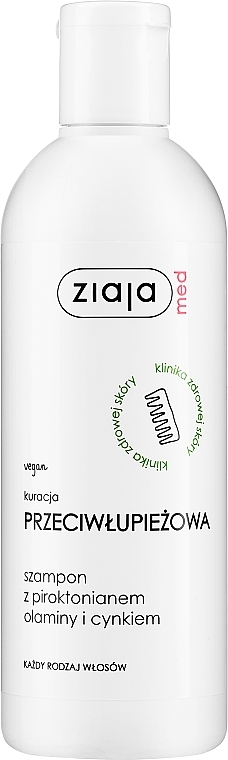 Anti-Dandruff Shampoo - Ziaja Med Treatment Cure Against Dandruff Shampoo — photo N1