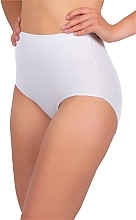 Fragrances, Perfumes, Cosmetics Seamless High-Waisted Briefs, laser cut, Plus Size, white - Moraj