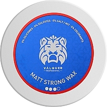 Matte Strong Hold Wax - Valquer Matt Strong Wax — photo N1