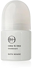 Fragrances, Perfumes, Cosmetics Bath House Cedar & Lime Deodorant - Deodorant