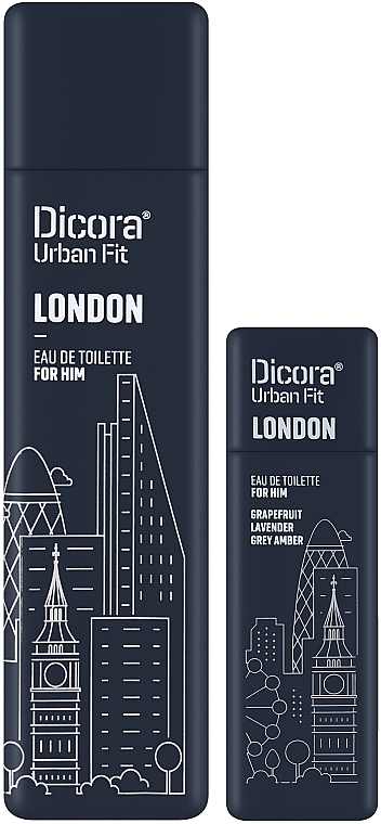 Dicora Urban Fit London - Set (edt/100 ml + edt/30 ml) — photo N2