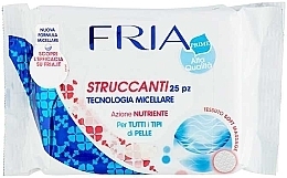 Fragrances, Perfumes, Cosmetics Makeup Remover Wipes - Fria Makeup Remover With Micellar Technology