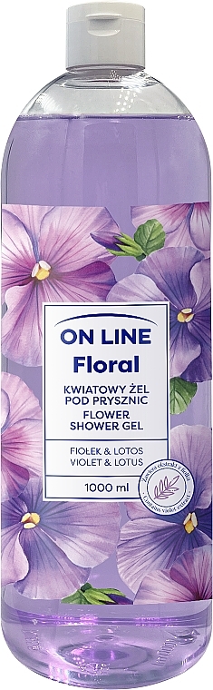 Violet & Lotus Shower Gel - On Line Floral Flower Shower Gel Violet & Lotus — photo N2