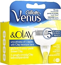 Shaving Razor Refills, 4 pcs. - Gillette Venus and Olay — photo N2