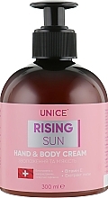 Revitalising Hand & Body Cream - Unice Rising Sun Hand & Body Cream — photo N1