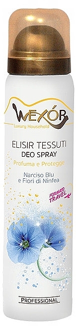 Deodorant for Fabrics, Furniture & Cars - Wexor Narcisio Blue Deo Spray — photo N1