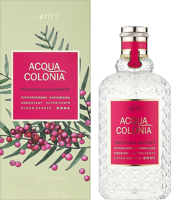 Maurer & Wirtz 4711 Acqua Colonia Pink Pepper & Grapefruit - Eau de Cologne — photo N2