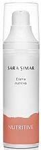 Fragrances, Perfumes, Cosmetics Nourishing Face Cream - Sara Simar Nutritive Cream