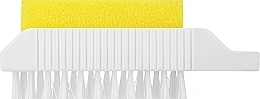 Fragrances, Perfumes, Cosmetics Hand Brush with Pumice 'Jaga', yellow - Sanel Jaga