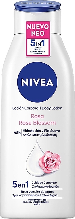 Rose 5in1 Body Lotion - Nivea Body Lotion 5in1 Rose Blossom — photo N1