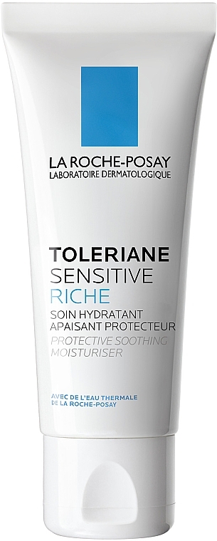 Prebiotic Soothing Moisturizing Face Cream - La Roche-Posay Toleriane Sensitive Riche — photo N1