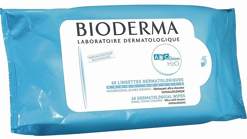 Baby Wet Wipes - Bioderma ABCDerm H2O — photo N6