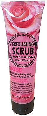 Rose Face & Body Scrub - Wokali Exfoliating Scrub Rose — photo N1