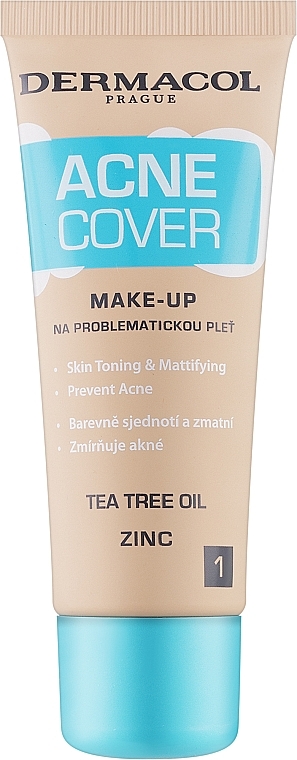 Foundation for Problem Skin - Dermacol Acne Cover Make-up — photo N1