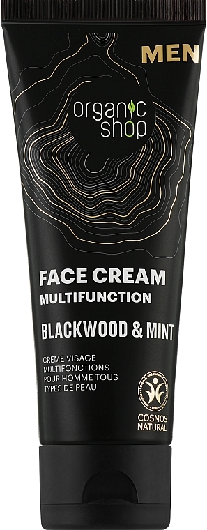 Blackwood and Mint Face Cream - Organic Shop Men Face Cream — photo N1