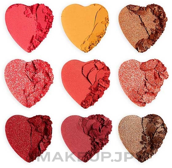 Eyeshadow Palette - I Heart Revolution Heart Breakers Eyeshadow Palette  — photo Courage