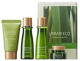 Fragrances, Perfumes, Cosmetics Travel Care Kit with New Zealand Flax Extract - The Saem Urban Eco Harakeke Travel 4 Kit (foam/25ml + ton/31ml + emul/31ml + cr/8ml)