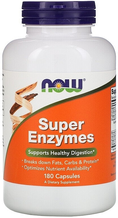 Enzyme Complex "Super Enzymes", in capsules - Now Foods Super Enzymes — photo N2