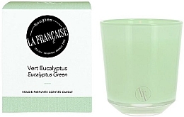 Fragrances, Perfumes, Cosmetics Green Eucalyptus Scented Candle - Bougies La Francaise Eucalyptus Green Scented Candle