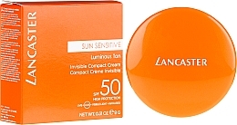 Fragrances, Perfumes, Cosmetics Protective Face Cream SPF 50 - Lancaster Sun Sensitive Invisible Compact Cream