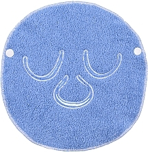 Beauty Treatment Compression Towel, blue - MAKEUP Facial Spa Cold & Hot Compress Blue — photo N1