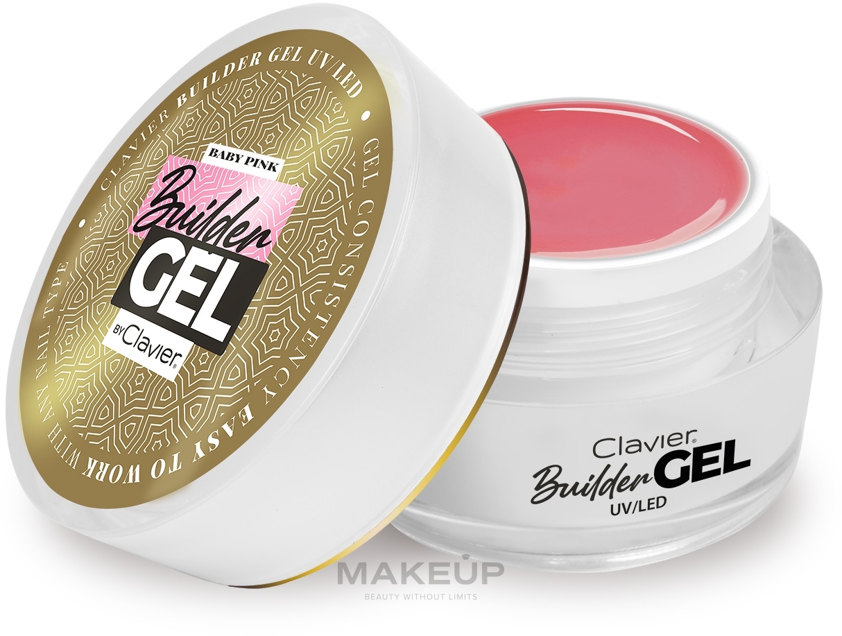 Three-Phase Builder Gel - Clavier Builder Gel UV/LED — photo Baby Pink