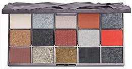 Fragrances, Perfumes, Cosmetics Eyeshadow Palette - Makeup Revolution Glass Black Ice Eyeshadow Palette