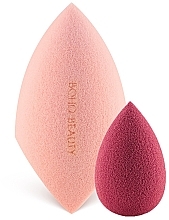 Fragrances, Perfumes, Cosmetics Makeup Sponge Set - Boho Beauty V Cut Pink Slim And Pinky Berry Mini (sponge/2pcs)