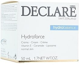 Fragrances, Perfumes, Cosmetics Moisturizing Vitamin E Cream - Declare Hydroforce Cream