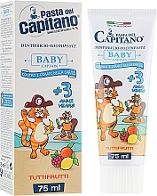 Kids Toothpaste 3+ "Tutti-Frutti", fruit flavor - Pasta del Capitano — photo N1