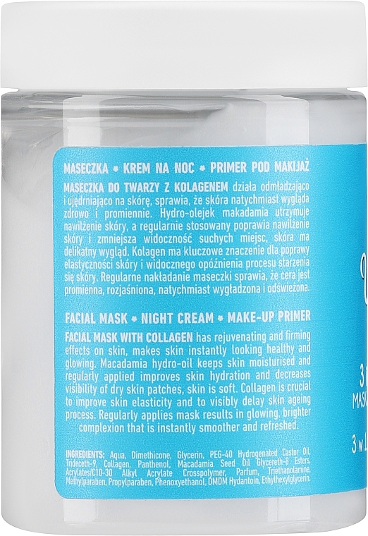 3-in-1 Face Mask with Collagen - Fergio Bellaro Novel Beauty Ultra Power Facial Mask — photo N2