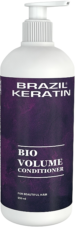 Volume Keratin Hair Conditioner - Brazil Keratin Bio Volume Conditioner — photo N3