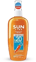 Fragrances, Perfumes, Cosmetics Shimmering Quick Tan Oil - Sun Like Shimmering Oil Deep Tan SPF 20 New Formula