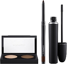 Fragrances, Perfumes, Cosmetics Set - M.A.C. Look In A Box Hooked On Nude Kit (eye/shadow/2x1.5g + mascara/12g + eye/liner/0.35g)