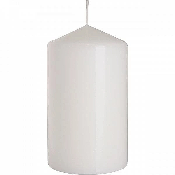 Cylindrical Candle 70x120 mm, white - Bispol — photo N1